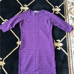 Elegant Purple Women's Dress